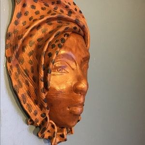 Haitian leather mask